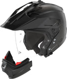 Flip-Up Travelling Motorcycle Helmet Nolan N70-2 X 06 Matte Black Classico 302 Size Xxs