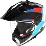 Flip-Up Travelling Motorcycle Helmet Nolan N70-2 X 06 White / Black / Blue / Red Turbine 350 Size Xs