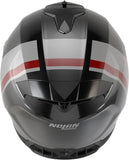 Full-Face Speeding Motorcycle Helmet Nolan N80-8 Black / Anthracite / White / Red Incline 353 Size Xxs