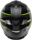 Full-Face Speeding Motorcycle Helmet Nolan N80-8 Black / Anthracite / Chrome Pulse Green Fervo 354 Size Xs