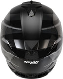 Full-Face Speeding Motorcycle Helmet Nolan N80-8 Black / Anthracite / Chrome Silver Fervo 356 Size Xxs