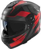 Full-Face Speeding Motorcycle Helmet Nolan N80-8 Black / Red / Anthracite Trittico 357 Size Xxxl