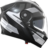 Full-Face Speeding Motorcycle Helmet Nolan N80-8 Schwarz / Weiß / Anthrazit Trittico 359 Size Xs