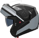Flip-Up Travelling Motorcycle Helmet Nolan N90-3 06 Black / Silver / White Roboto 348 Size Xl