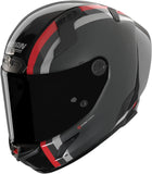 Full-Face Speeding Motorcycle Helmet Nolan X-804 Rs Ultra Carbon Carbon / Black / Red / Anthracite Gemini 365 Size Xl