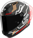Full-Face Speeding Motorcycle Helmet Nolan X-804 Rs Ultra Carbon Carbon / Red / Gold Sbk 360 Size M