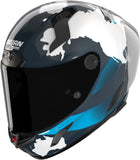 Full-Face Speeding Motorcycle Helmet Nolan X-804 Rs Ultra Carbon Blue Liquido / Checa Checa 30Th Anniversary Special Edition 355 Size Xxs