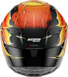 Full-Face Speeding Motorcycle Helmet Nolan X-804 Rs Ultra Carbon Carbon / Red / Orange / Yellow Replica Iannone 368 Size S