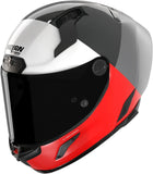Full-Face Speeding Motorcycle Helmet Nolan X-804 Rs Ultra Carbon Carbon / Lava Grey / Red / White Blocco 369 Size Xxl